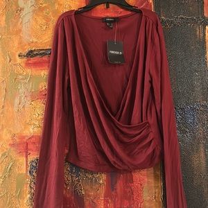 Forever 21 red top for woman
